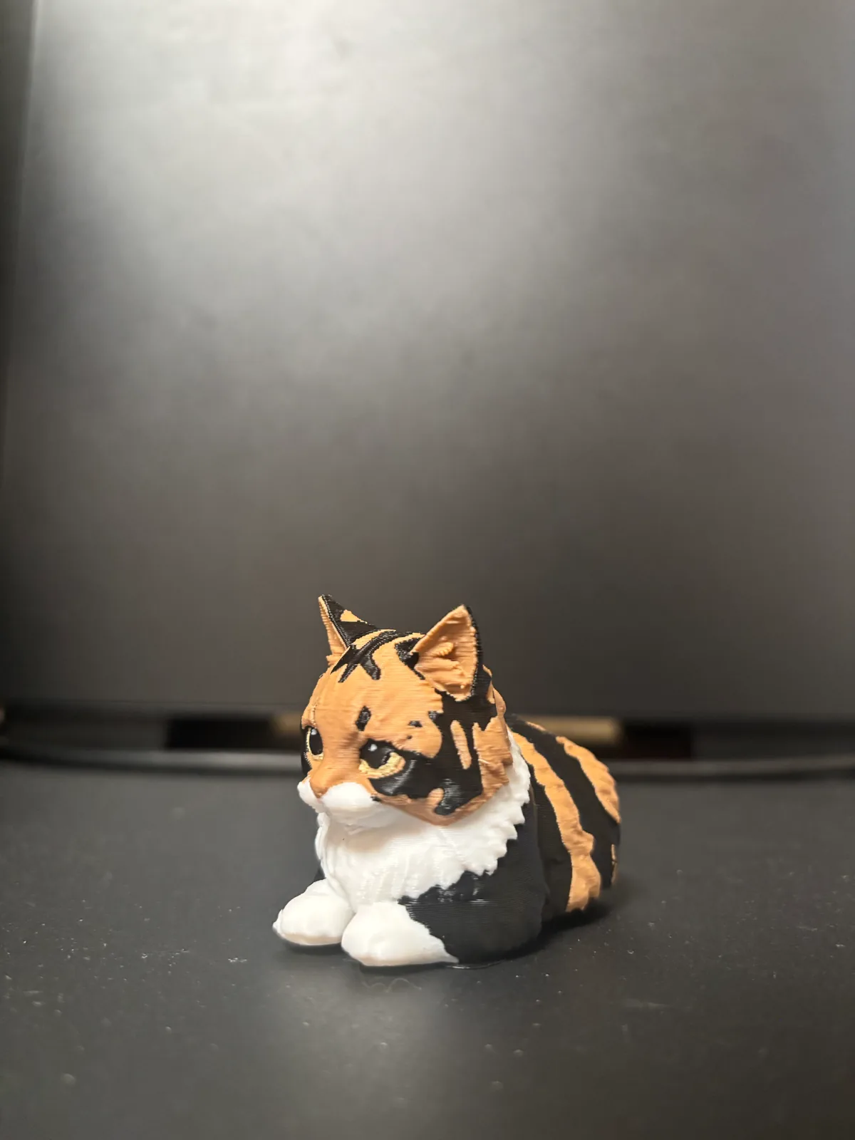 Photograph of Poonie's finished physical figurine